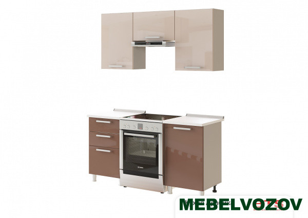 Кухонный гарнитур «Арабика» Компоновка 3 от магазина Мебельвозов в Нижнем Новгороде