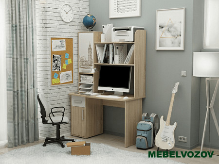 Модульная система Лайт-1(Дуб сонома/белый) от магазина Мебельвозов в Нижнем Новгороде