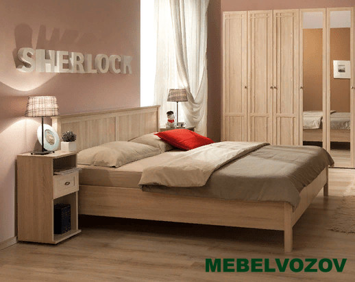  Кровать 120 Sherlock 44, каркас (Дуб Сонома) от магазина Мебельвозов в Нижнем Новгороде