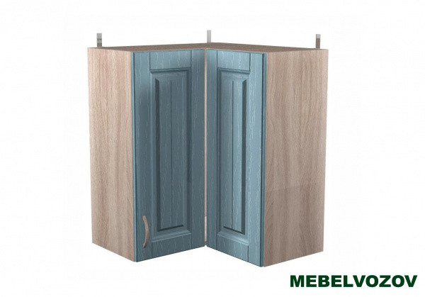 Шкаф навесной угловой 600 Кантри фото от Мебельвозов в Нижнем Новгороде