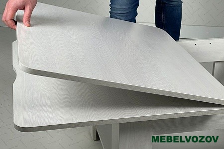 Стол журнальный Адам 1 (белый рамух) от Mebelvozov в Нижнем Новгороде