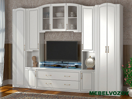 Шкаф-пенал ЛЕВЫЙ «Виктория 17» от компании Мебельвозов в Нижнем Новгороде