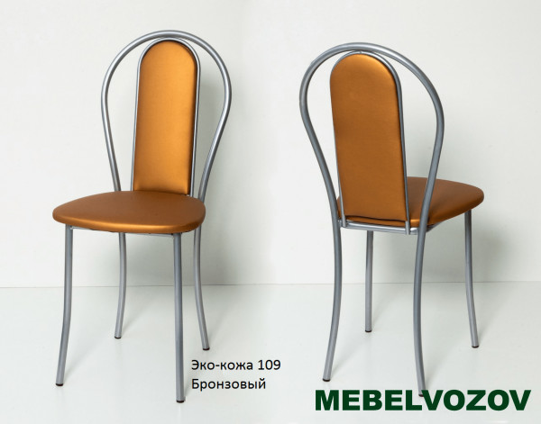 Стул для кухни Венский М металлик - фото от магазина Мебельвозов в Нижнем Новгороде Стул для кухни Венский М металлик от магазина Мебельвозов в Нижнем Новгороде