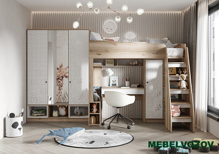 Модульная детская Киви. Комплект 4 детальное изображение от магазина mebelvozov.ru в Нижнем Новгороде