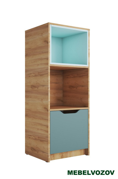 RICH Стеллаж СЖ-002 (Мята/голубой) детальное изображение от магазина mebelvozov.ru в Нижнем Новгороде