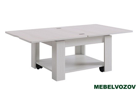 Стол журнальный Адам 1 (белый рамух) от Mebelvozov в Нижнем Новгороде