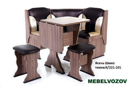 Кухонный уголок Нарцисс Ясень/221-101 от магазина Мебельвозов в Нижнем Новгороде