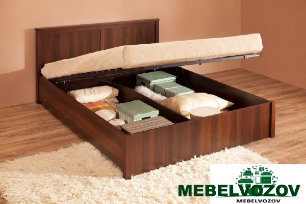 Кровать полутороспальная с подьемным механизмом 1400 Sherlock 43.2 без матраса  от магазина Мебельвозов в Нижнем Новгороде