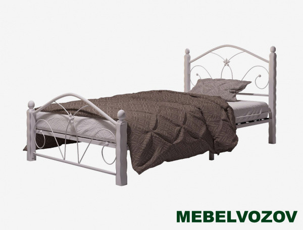 Кровать Селена-1  900 (белая) от магазина Мебельвозов в Нижнем Новгороде