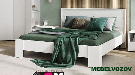 ХЕЛЕН КР 03 Кровать 1600 (БЕЛЫЙ) от магазина Мебельвозов в Нижнем Новгороде