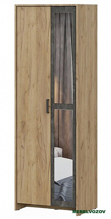 Шкаф двухстворчатый для одежды Лофт от компании Мебельвозов в Нижнем Новгороде