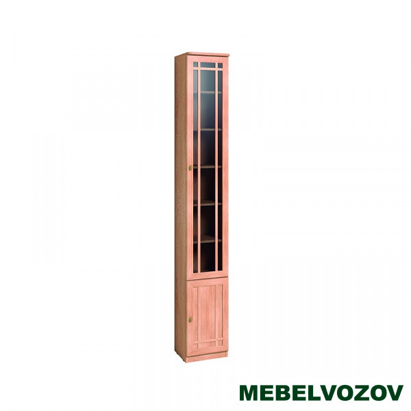 Шкаф для книг ПРАВЫЙ Дуб Сонома Sherlock 31 (библиотека) от компании Мебельвозов
