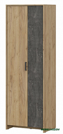 Шкаф двухстворчатый для одежды Лофт от компании Мебельвозов в Нижнем Новгороде