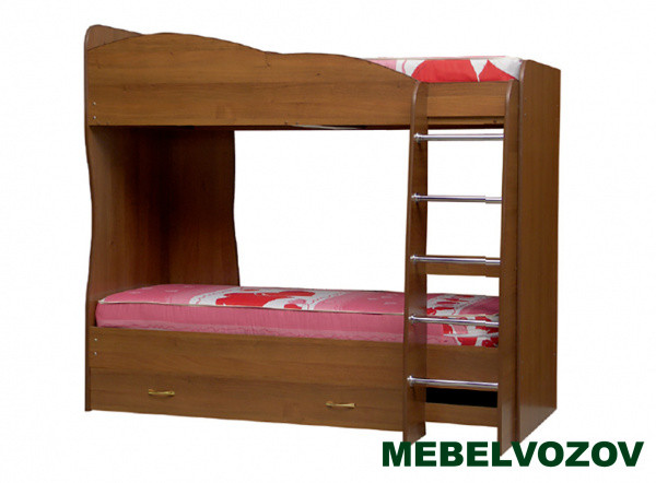 Кровать детская двухъярусная "Юниор-2" детальное изображение от магазина mebelvozov.ru в Нижнем Новгороде