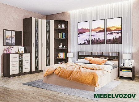Модульная спальня Эрика Комплект 1 от магазина Мебельвозов в Нижнем Новгороде
