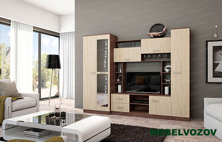 Гостиная Марта ясень шимо от интернет магазина Mebelvozov в Нижнем Новгороде