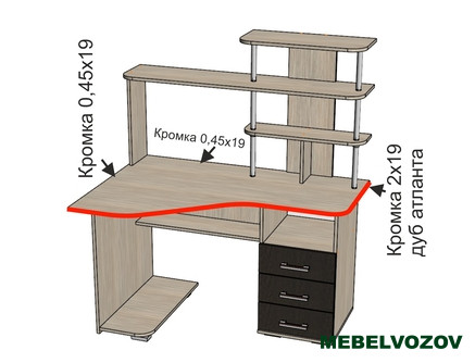 Компьютерный стол Форест от магазина Мебельвозов в Нижнем Новгороде