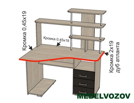 Компьютерный стол Форест от магазина Мебельвозов в Нижнем Новгороде