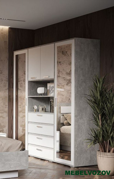 ДЕНВЕР ШК 02 Шкаф с зеркалом от компании Мебельвозов в Нижнем Новгороде