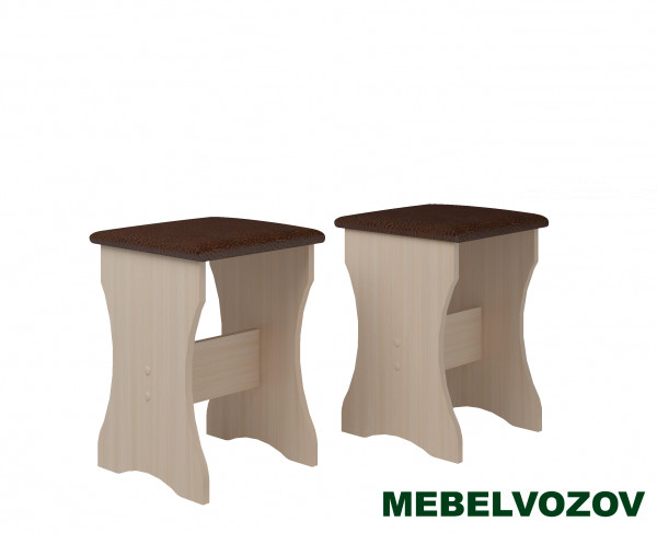 Табурет с мягким сидением 2шт Трапези Тессера(Анкор светлый) от магазина Мебельвозов в Нижнем Новгороде