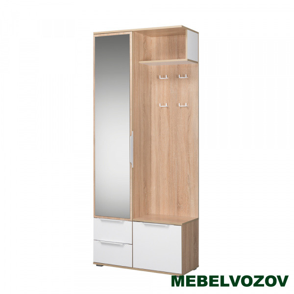 прихожая Куба Компоновка 2- фото от магазина Мебельвозов в Нижнем Новгороде прихожая Куба Компоновка 2 от магазина Мебельвозов в Нижнем Новгороде