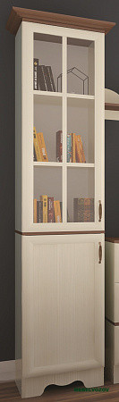 Шкаф комбинированный в гостинную Латте 24-01 от компании Мебельвозов в Нижнем Новгороде