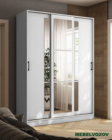 Шкаф-купе Стиль-2 1600 (белый) от компании Мебельвозов в Нижнем Новгороде