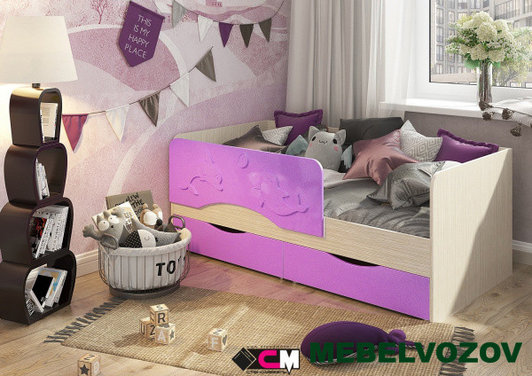 Детская кровать Алиса 1800 детальное изображение от магазина mebelvozov.ru в Нижнем Новгороде