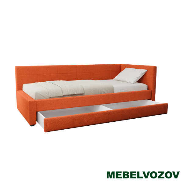 Марвэл 90 Кровать одинарная (EPIC 45 TERRA оранжевый) детальное изображение от магазина mebelvozov.ru в Нижнем Новгороде