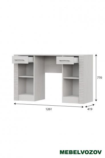 "Гамма 20" Стол туалетный Серия №4 + "Гамма 20" Зеркало (стол туалетный) Серия №4 от магазина Мебельвозов в Нижнем Новгороде