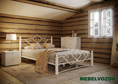 Кровать ВЕНЕРА-1 1400 (белая) от магазина Мебельвозов в Нижнем Новгороде