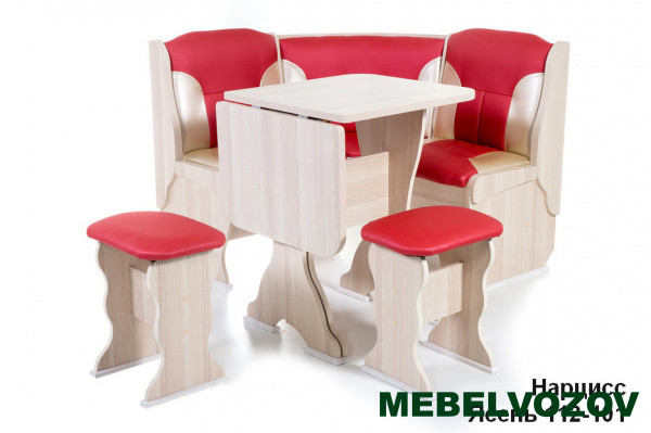 Кухонный уголок Нарцисс Ясень/109-101 от магазина Мебельвозов в Нижнем Новгороде