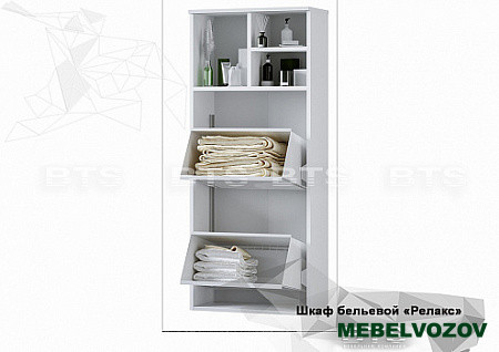 Шкаф бельевой (2 секции) Релакс от компании Мебельвозов в Нижнем Новгороде