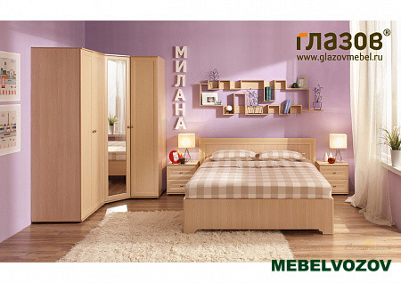 Спальня «Анкона» Вариант компоновки от магазина Мебельвозов в Нижнем Новгороде