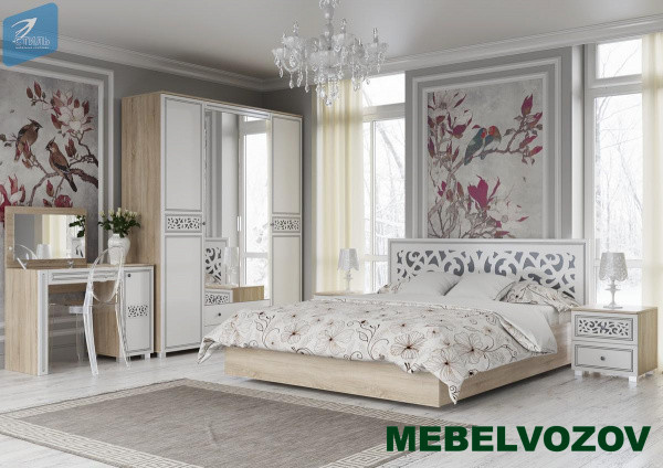 Модульная мебель для спальни Мадлен. Комплект 1 от магазина Мебельвозов в Нижнем Новгороде