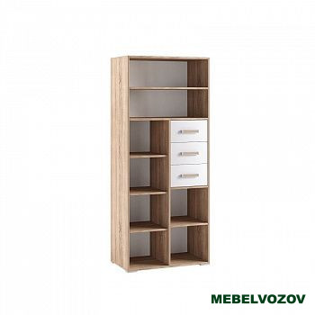 Стеллаж книжный Бланка (Фасад белый с фотопечатью) детальное изображение от магазина mebelvozov.ru в Нижнем Новгороде