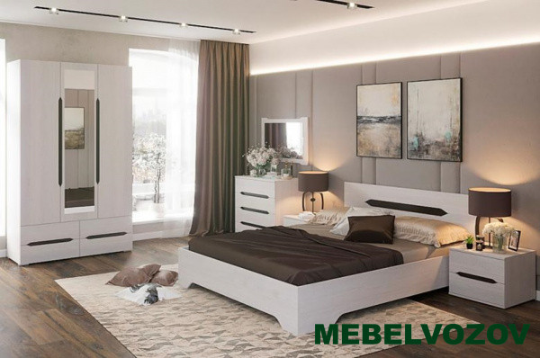 Модульная спальня Валенсия. Комплект 4 от магазина Мебельвозов в Нижнем Новгороде