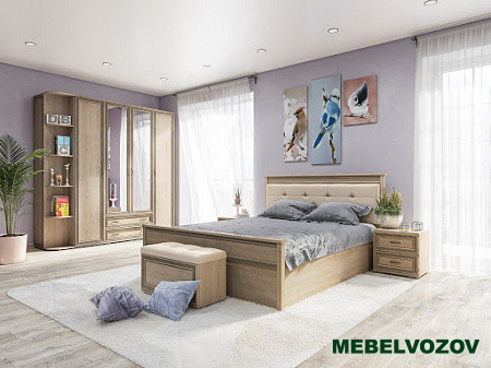 Модульная спальня Ливорно (дуб сонома). Комплект 2 от магазина Мебельвозов в Нижнем Новгороде