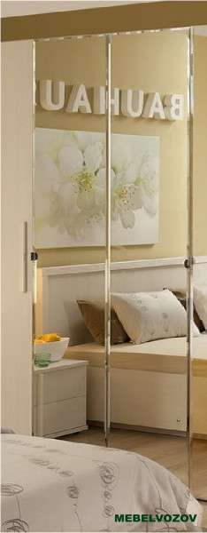  Шкаф с зеркалом  2 фасада Bauhaus 8  от компании Мебельвозов в Нижнем Новгороде