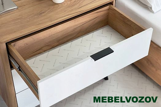 Адам Комод (дуб крафт золотой/белое дерево) от магазина Мебельвозов в Нижнем Новгороде