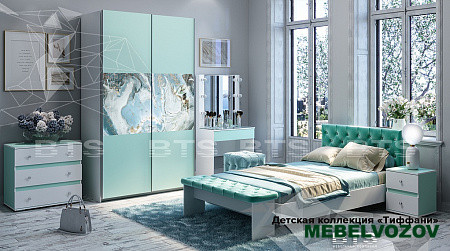 Молодёжная комната Тиффани Комплект 3 детальное изображение от магазина mebelvozov.ru в Нижнем Новгороде