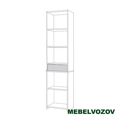 Стеллаж Вуди 13.146 детальное изображение от магазина mebelvozov.ru в Нижнем Новгороде