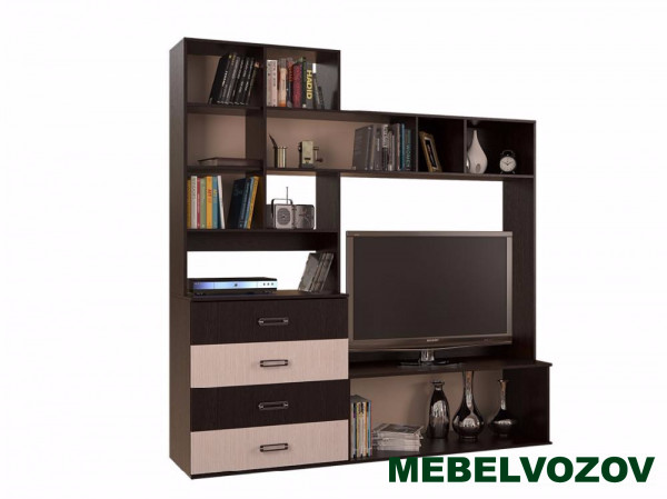 Стенка в гостиную "Белла" центр.секция 