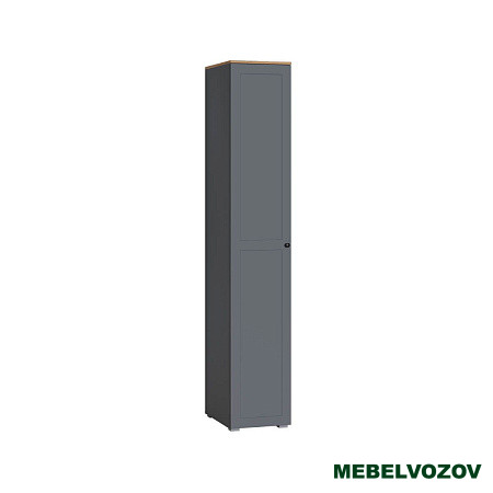 Остин Шкаф-пенал 13.225 (серый графит/дуб вотан) от компании Мебельвозов в Нижнем Новгороде