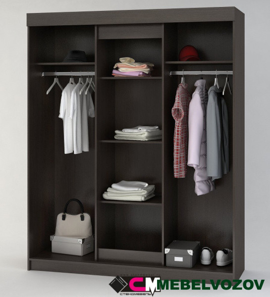 Шкаф-купе Фея (ясень шимо) от компании Мебельвозов в Нижнем Новгороде