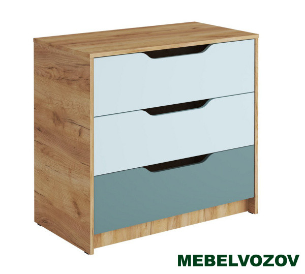 RICH Комод КМ-001 (Мята/голубой) детальное изображение от магазина mebelvozov.ru в Нижнем Новгороде