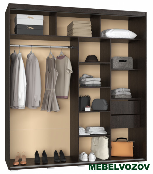 Шкаф-купе Крафт-4 от компании Мебельвозов в Нижнем Новгороде