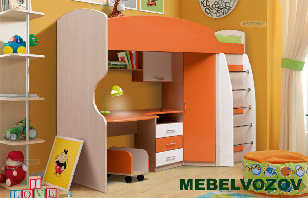 Уголок школьника "Юниор-5" МДФ глянец детальное изображение от магазина mebelvozov.ru в Нижнем Новгороде