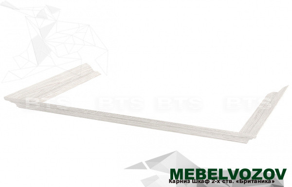 Карниз к шкафу 2-х створчатому Британика фото от Мебельвозов в Нижнем Новгороде