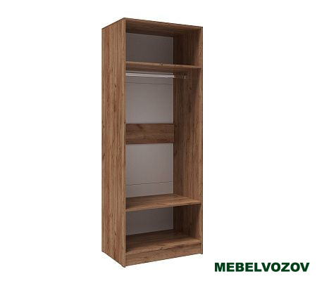 Шкаф Вегас 800 дуб крафт табачный/дуб крафт белый от компании Мебельвозов в Нижнем Новгороде